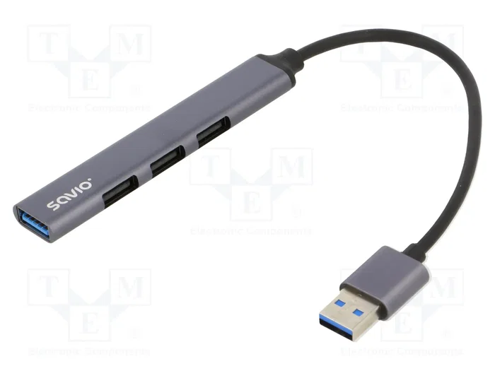 SAVIO Hub USB AK-70 con 4 puertos USB A SAVIO Hub USB AK-70 con 4 puertos USB A