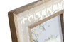 DKD Home Decor Marco de Fotos Moderno 15x20 cm Blanco Natural Mango 29.5 x 24 x 2 cm
