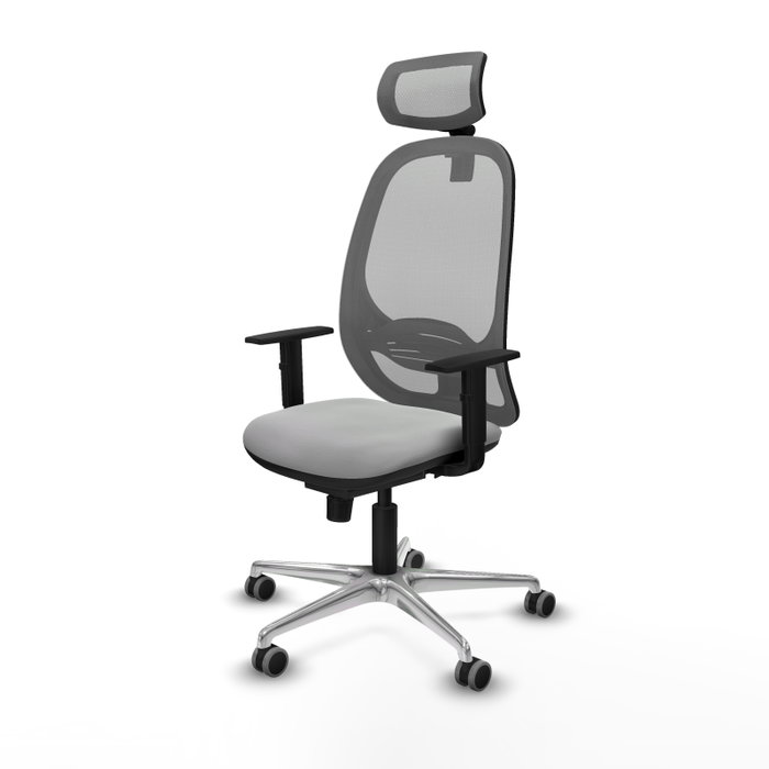 PIQUERAS Y CRESPO Silla de oficina Cilanco con mecanismo Sincro, Gris PIQUERAS Y CRESPO Silla de oficina Cilanco con mecanismo Sincro, Gris