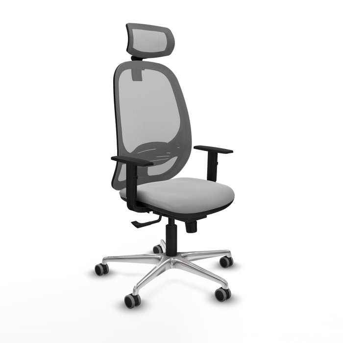 PIQUERAS Y CRESPO Silla de oficina Cilanco con mecanismo Sincro, Gris PIQUERAS Y CRESPO Silla de oficina Cilanco con mecanismo Sincro, Gris