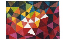 Conceptum Alfombra de Vestíbulo Geo 6877 | Polipropileno 80 x 150 cm | Ideal para Pasillo y Recibidor | Lujosa y Duradera