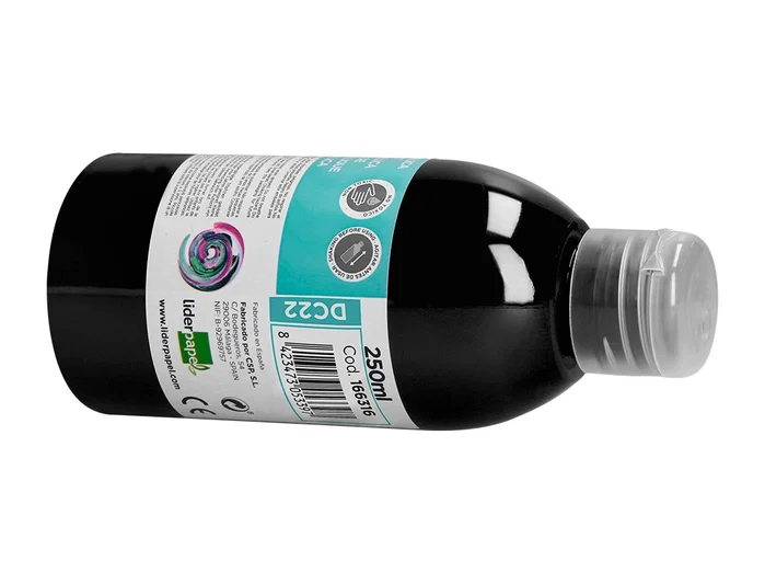 Liderpapel Pintura acrílica negra de 250 ml Liderpapel Pintura acrílica negra de 250 ml