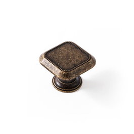 Rei Pomo para mueble modelo 3120 de zamak, 30 x 30 mm, 4 uds