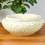 Home Deco Factory Cenicero Agua XXL, Colección Bain De Soleil, Diámetro 24 cm, Altura 10 cm, Modelo Surtido (Limones, Rayas, Sunshine)