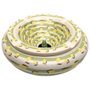 Home Deco Factory Cenicero Agua XXL, Colección Bain De Soleil, Diámetro 24 cm, Altura 10 cm, Modelo Surtido (Limones, Rayas, Sunshine)