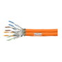LogiLink Cable de instalación S/FTP Cat7 AWG23 1000MHz naranja duplex