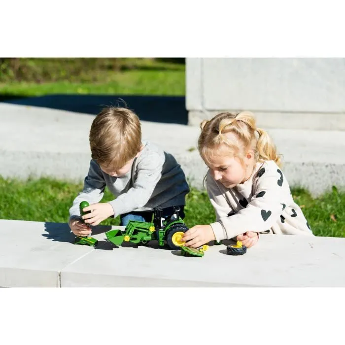 Klein Tractor Montable 3977 Cargador Frontal Contrapeso Destornillador A Partir De 3 Años Escala 1/24
