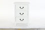 Mesita De Noche Romantico DKD Home Decor Blanco Marron 36 x 67 x 47 cm