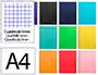 Liderpapel Cuaderno Espiral A4 Micro Jolly Tapa Forrada 140 Hojas 75gr Cuadro 5mm Colores Surtidos