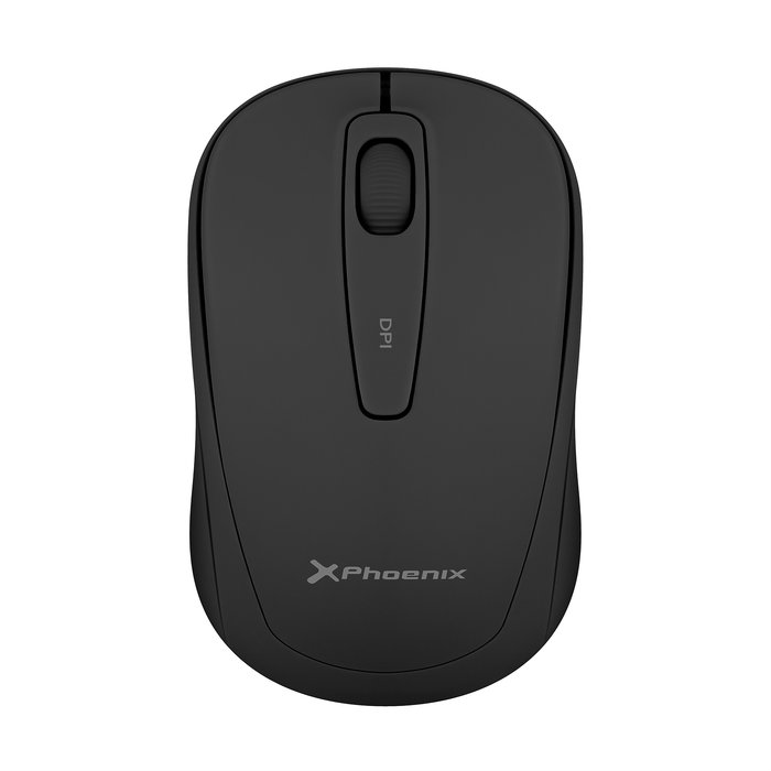 Phoenix technologies Ratón Inalámbrico M250 2.4 GHz Silencioso Compacto Ergonómico Plug and Play Batería AA Color Negro Phoenix technologies Ratón Inalámbrico M250 2.4 GHz Silencioso Compacto Ergonómico Plug and Play Batería AA Color Negro