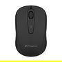 Phoenix technologies Ratón Inalámbrico M250 2.4 GHz Silencioso Compacto Ergonómico Plug and Play Batería AA Color Negro