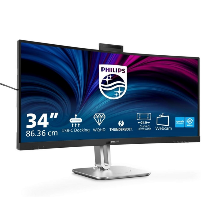 Philips 34B2U6603CH Monitor de 34 Pulgadas, Color Plata/Negro, Referencia 34B2U6603CH/00 Philips 34B2U6603CH Monitor de 34 Pulgadas, Color Plata/Negro, Referencia 34B2U6603CH/00