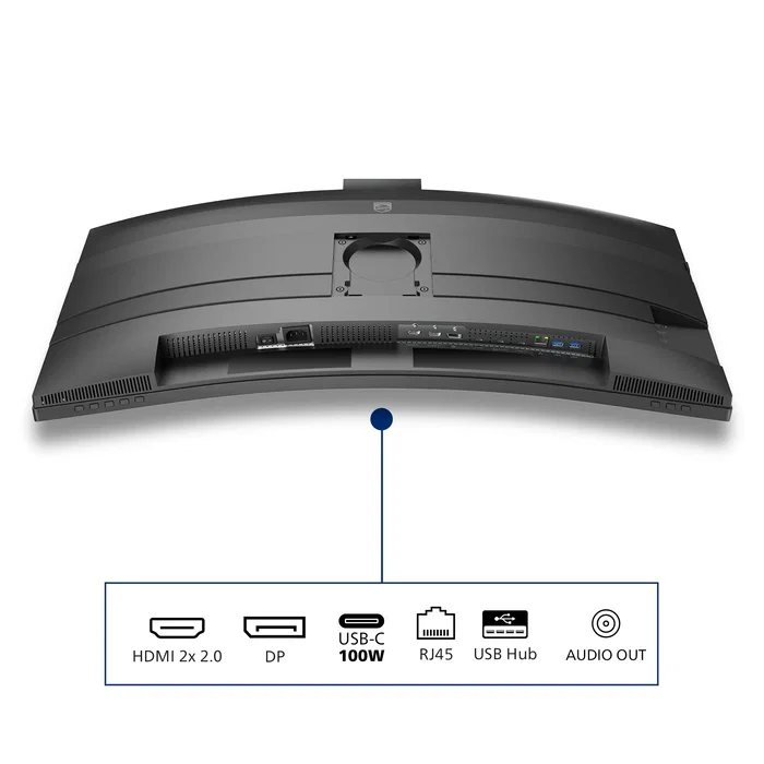 Philips 34B2U6603CH/00 Monitor Curvo 34 pulgadas Wide Quad HD Gris Philips 34B2U6603CH/00 Monitor Curvo 34 pulgadas Wide Quad HD Gris