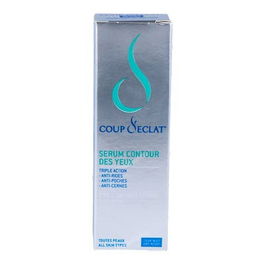 COUP D ECLAT Serum Contorno De Ojos 15Ml Anti-Ojeras Anti-Bolsas Anti-Arrugas con Ácido Hialurónico y Matrixyl Synthe’6 para una Mirada Sublime