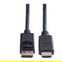 VALUE DP KABELDP-HDTV4.5M Cable DisplayPort Macho a Macho, 4.5m, DisplayPort 1.1, Conectores chapados en Oro, Negro