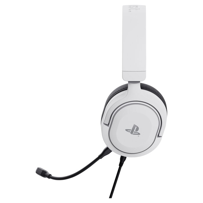 Trust GXT 498 Forta Auriculares Gaming para PS5, Blanco/Negro