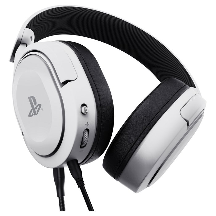 Trust GXT 498 Forta Auriculares Gaming para PS5, Blanco/Negro