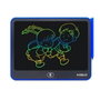 Celly KIDSBOARD Pizarra de Dibujo Infantil Azul, Resistente al Agua con Plumier y Plumón Stylus, Borrado con un Botón