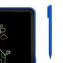 Celly KIDSBOARD Pizarra de Dibujo Infantil Azul, Resistente al Agua con Plumier y Plumón Stylus, Borrado con un Botón