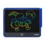 Celly KIDSBOARD Pizarra de Dibujo Infantil Azul, Resistente al Agua con Plumier y Plumón Stylus, Borrado con un Botón