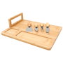 Cook Concept Tabla de Quesos BISTROT con 4 Cuchillos en Bambú