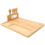 Cook Concept Tabla de Quesos BISTROT con 4 Cuchillos en Bambú