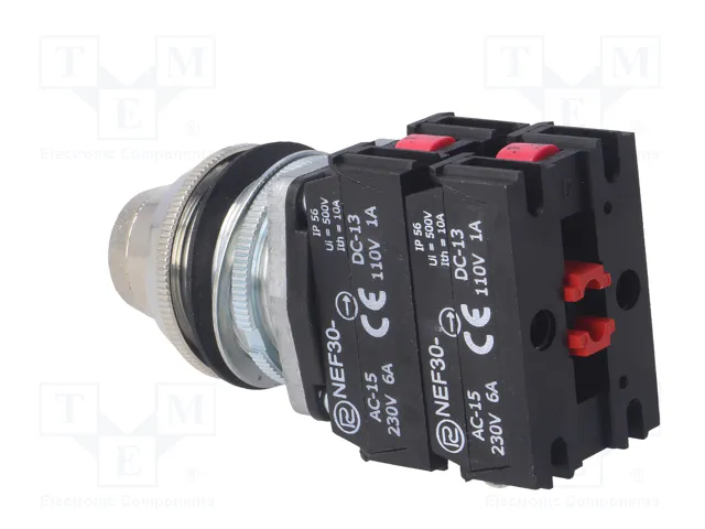 PROMET Interruptor rotativo con llave NEF30-BX3Y 30mm PROMET Interruptor rotativo con llave NEF30-BX3Y 30mm