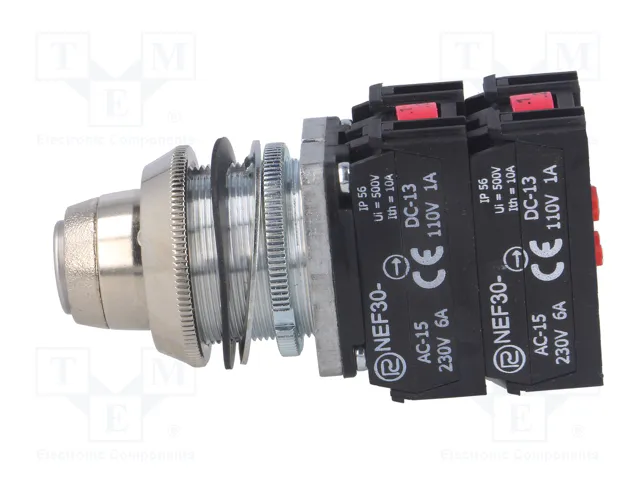 PROMET Interruptor rotativo con llave NEF30-BX3Y 30mm PROMET Interruptor rotativo con llave NEF30-BX3Y 30mm