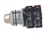 PROMET Interruptor rotativo con llave NEF30-BX3Y 30mm