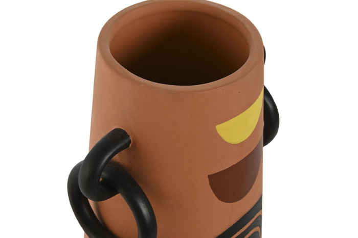 DKD Home Decor Jarrón de Terracota Pintado a Mano Surtido DKD Home Decor Jarrón de Terracota Pintado a Mano Surtido