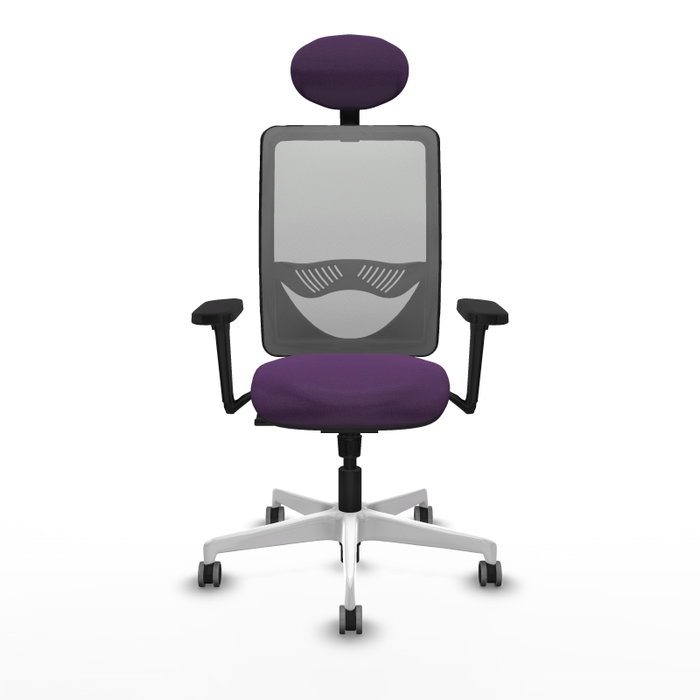 PIQUERAS Y CRESPO Silla de oficina Zulema con Mecanismo Sincro, Morado y Gris PIQUERAS Y CRESPO Silla de oficina Zulema con Mecanismo Sincro, Morado y Gris