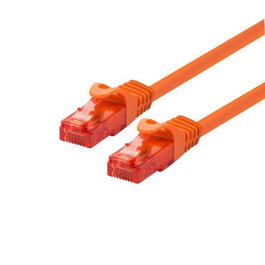 LOGON PROFESSIONAL Cable de Red U/UTP Cat6 - 0.3M Naranja