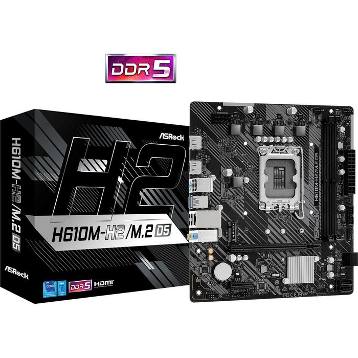 ASRock H610M-H2/M.2 D5 micro ATX Intel H610 DDR5