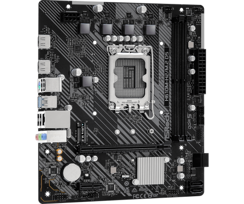 ASRock 90-MXBML0-A0UAYZ Placa Base Intel H610 LGA 1700 DDR5 Micro ATX para PC
