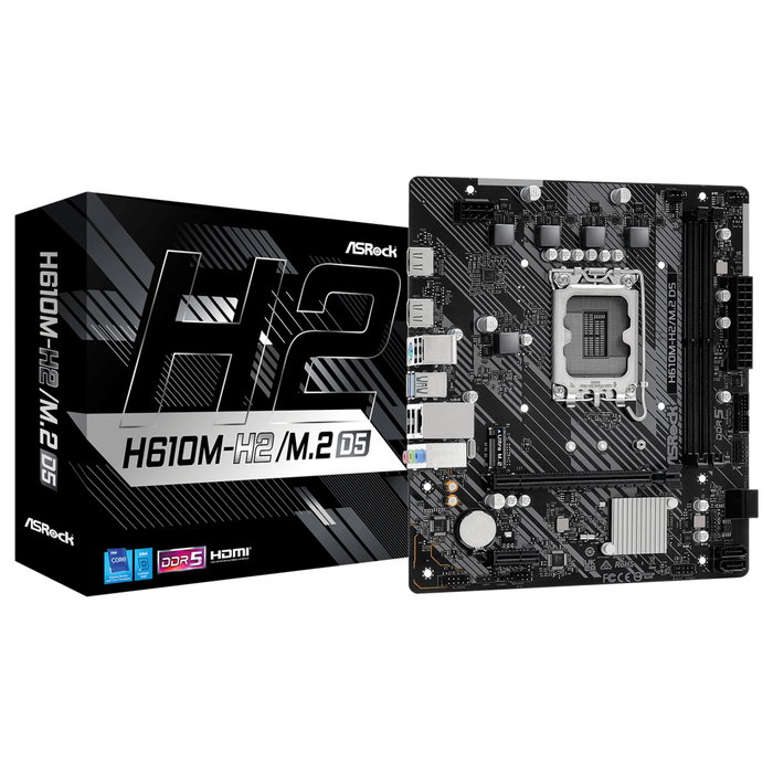 ASRock H610M-H2/M.2 D5 micro ATX Intel H610 DDR5