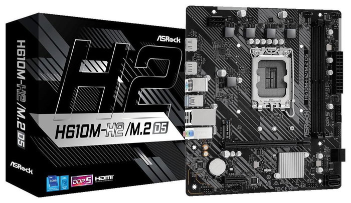 ASRock H610M-H2/M.2 D5 micro ATX Intel H610 DDR5