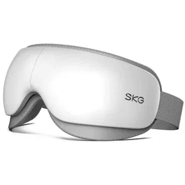 SKG Masajeador de Ojos ES500 SKG005 Blanco con Airbags y Compresa Caliente