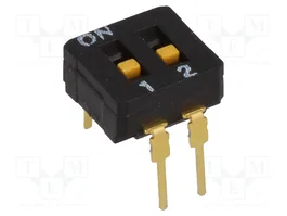 Aratas (Formerly Omron Components) A6D-2100 DIP-SWITCH de 2 secciones ON-OFF