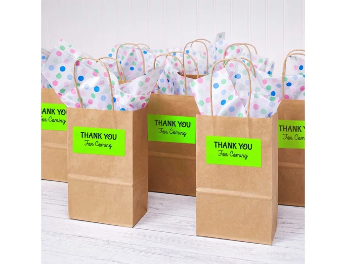 Avery Etiqueta Adhesiva Verde Fluorescente Permanente FSC 200x142 mm Caja 140 Unidades Láser/Inkjet/Fotocopia