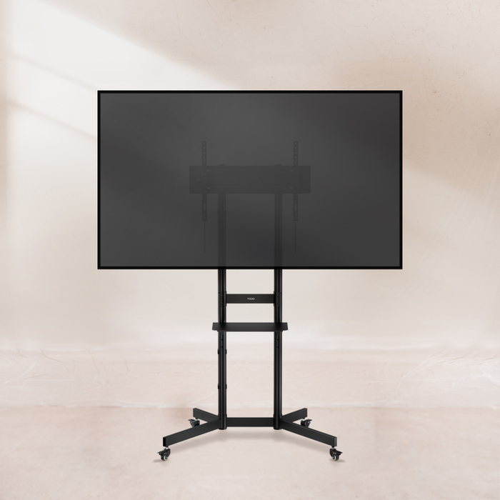 Tooq Soporte de Suelo Kefrén con Ruedas 37-70 Pulgadas Negro Tooq Soporte de Suelo Kefrén con Ruedas 37-70 Pulgadas Negro