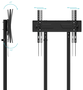 Tooq Soporte de Suelo Kefrén FS1150M-B para TV de 37-70 pulgadas con Ruedas