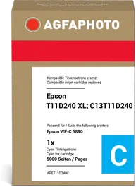 Agfa Photo Cartucho de tinta cian APET11D240C