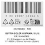 Quttin Tijera de Cocina Topaceo Modelo 108 - Tijeras Profesionales para Cocina, Dimensiones: 26.3 cm de Largo, 11.5 cm de Ancho (18 Unidades)