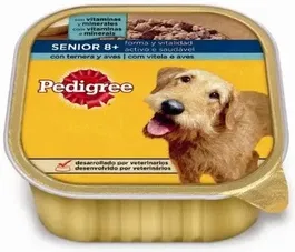 Pedigree Tarrina Senior Comida Húmeda para Perros Senior Caja 20 Latas de 300 gr