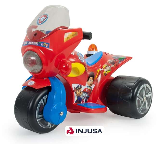 Injusa Trimoto Samurai Paw Patrol 6V con Luz