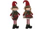 DKD Home Decor Figura de Elfo Surtido de 2 Unidades