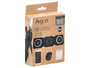 Argon Cargador Inalambrico 3 en 1 Negro 8.5x2.5x7.5cm (Set de 8)