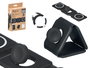 Argon Cargador Inalambrico 3 en 1 Negro 8.5x2.5x7.5cm (Set de 8)