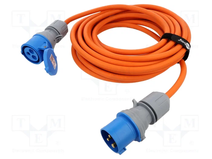 GOOBAY Prolongador de alimentación H07RN-F 3G2,5mm2 10m Naranja GOOBAY Prolongador de alimentación H07RN-F 3G2,5mm2 10m Naranja