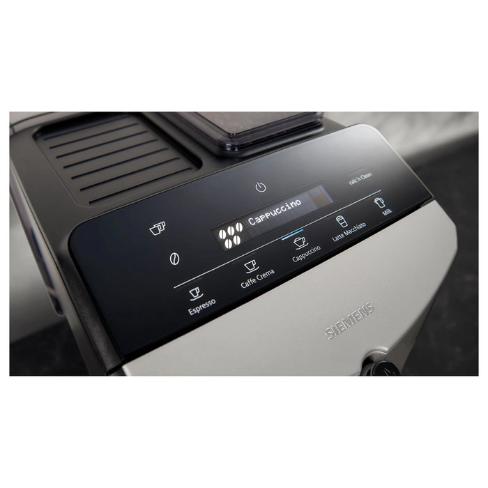 Siemens TF303E07 EQ.300 Cafetera superautomática plata/negro Siemens TF303E07 EQ.300 Cafetera superautomática plata/negro